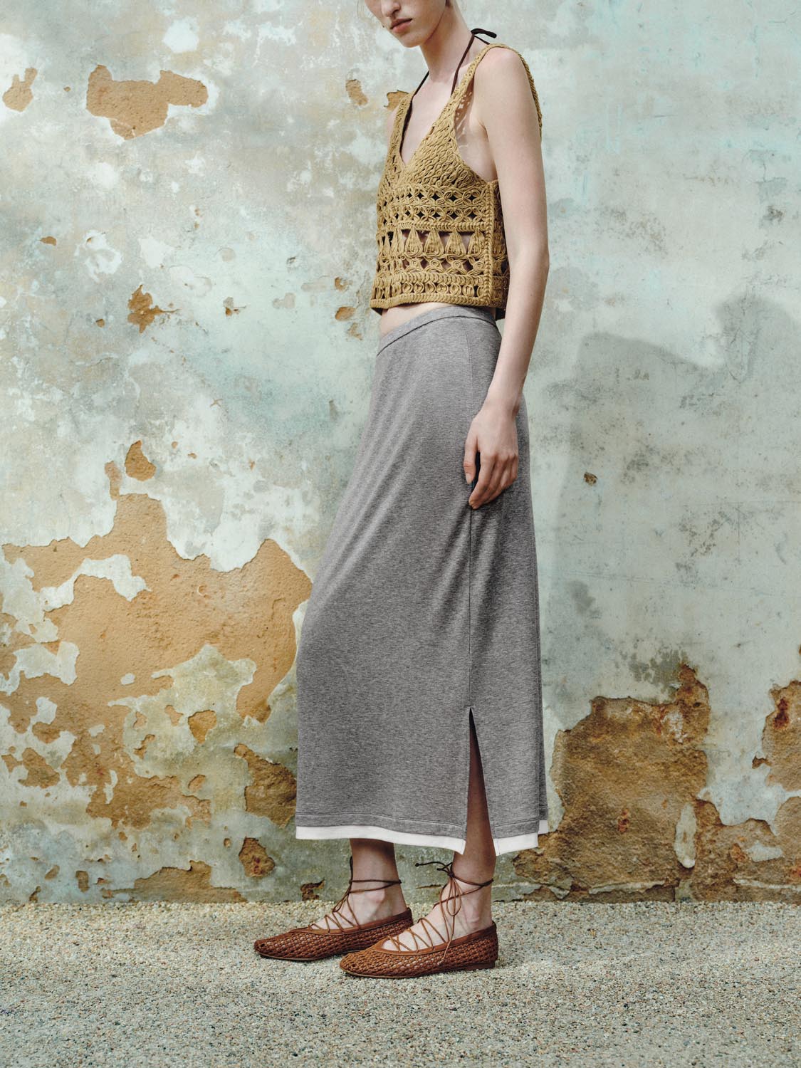 Straight Midi Skirts