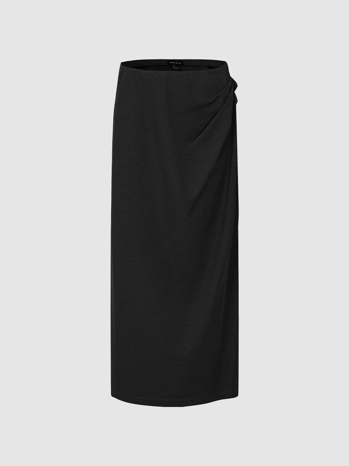 Split Hem Straight Maxi Skirts