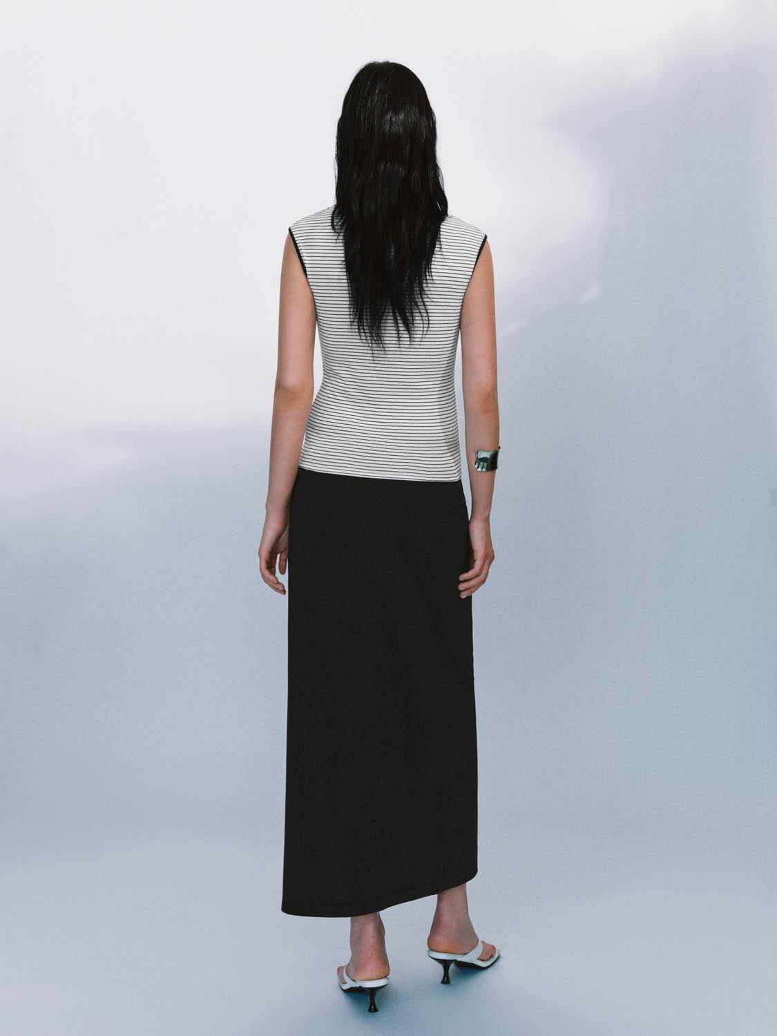 Split Hem Straight Maxi Skirts