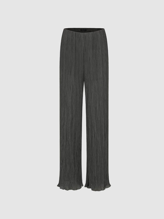 Structured Straight Leg Non-stretch Pants