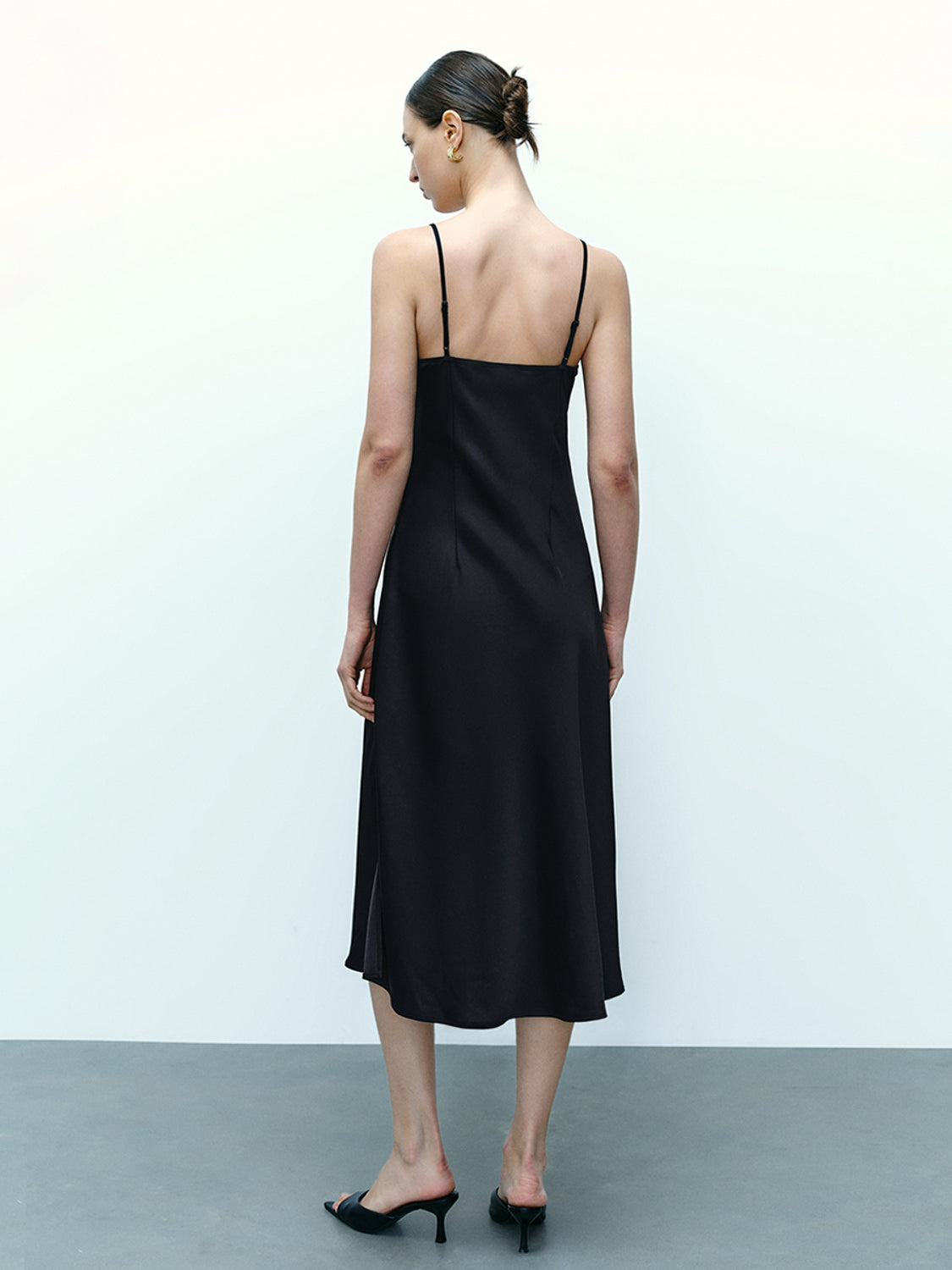 Square-cut A-Line Dress