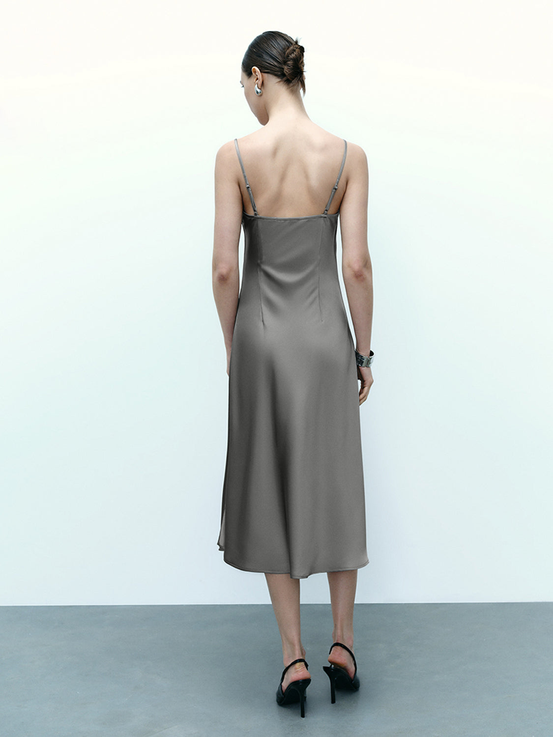 Square-cut A-Line Dress