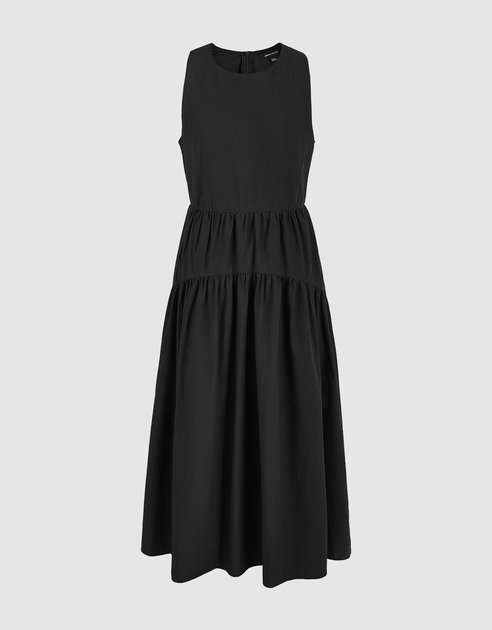 Sleeveless Crew Neck A-Line Dress