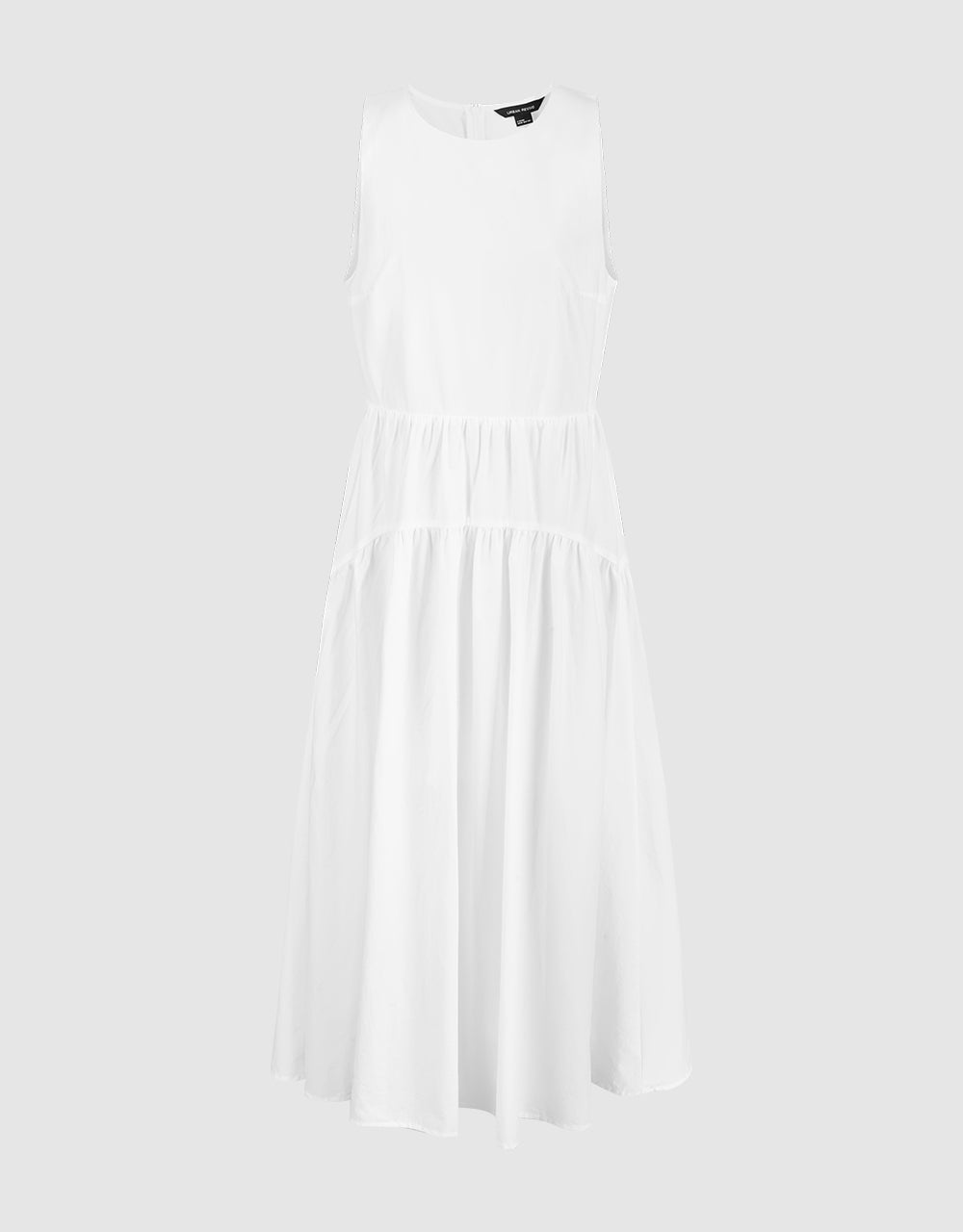 Sleeveless Crew Neck A-Line Dress