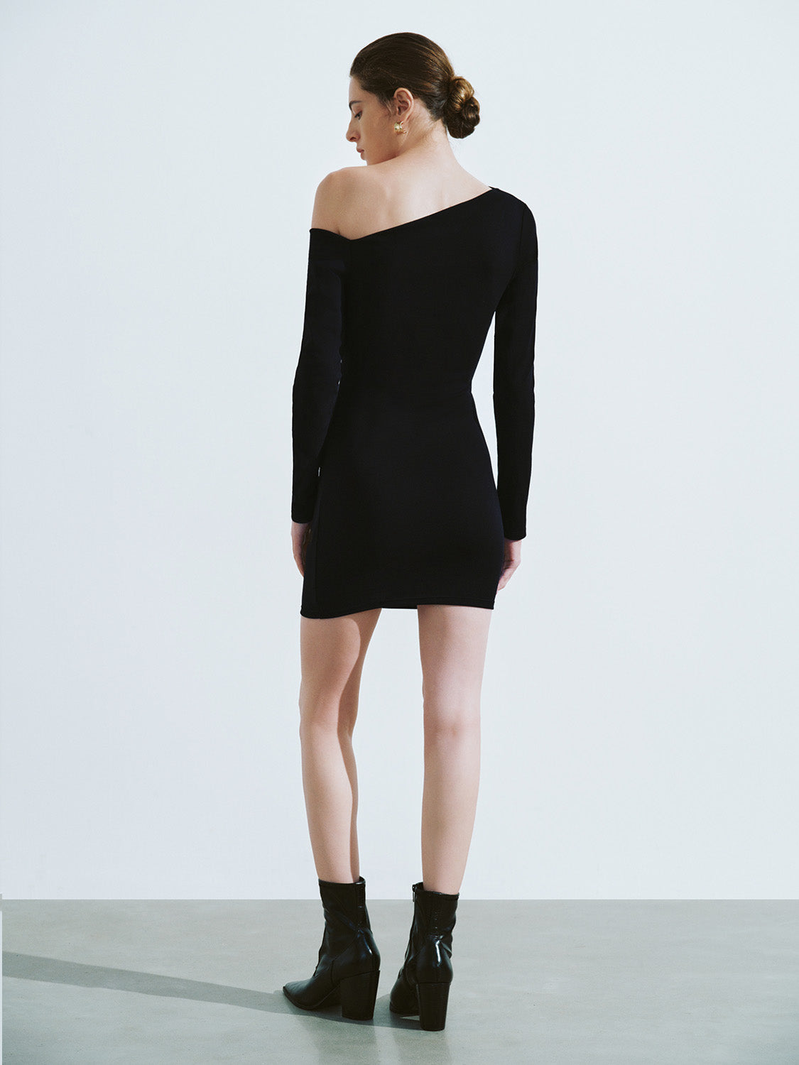 One Shoulder Skinny Dress