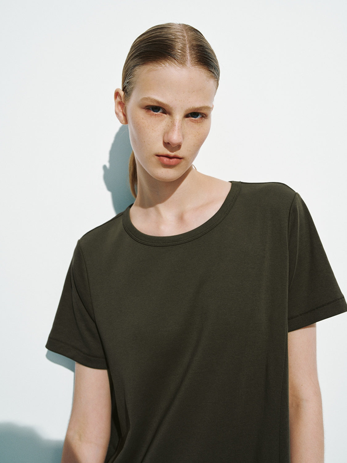 Short Sleeve Split Hem Dresses
