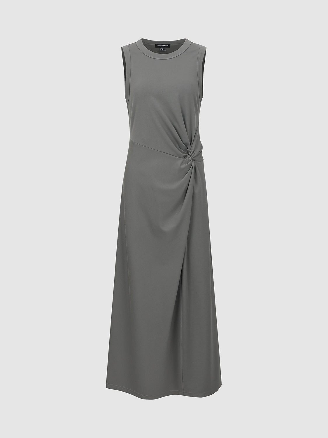 Twisted Front Sleeveless Maxi Dresses