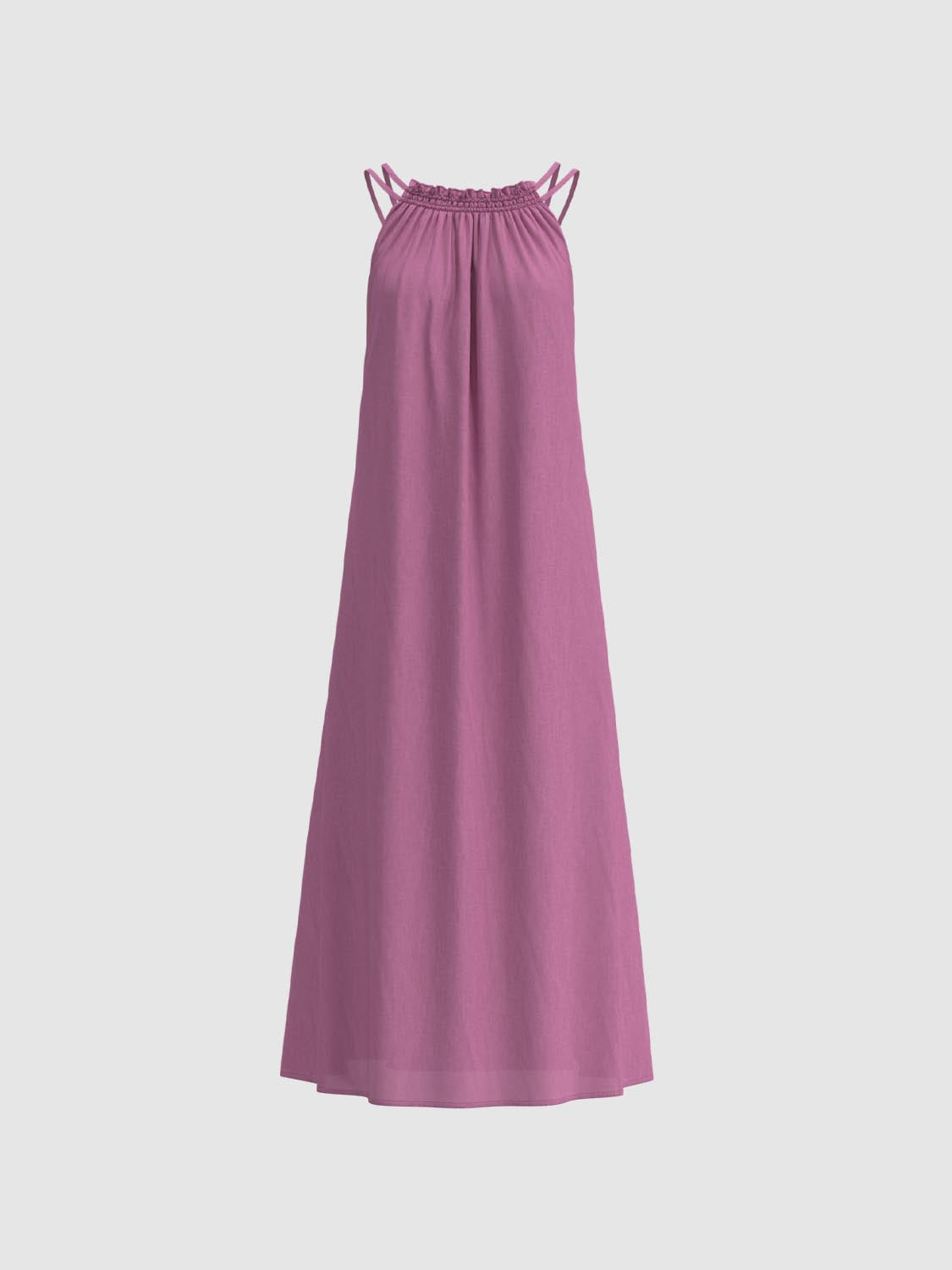 High Neck A-Line Dresses