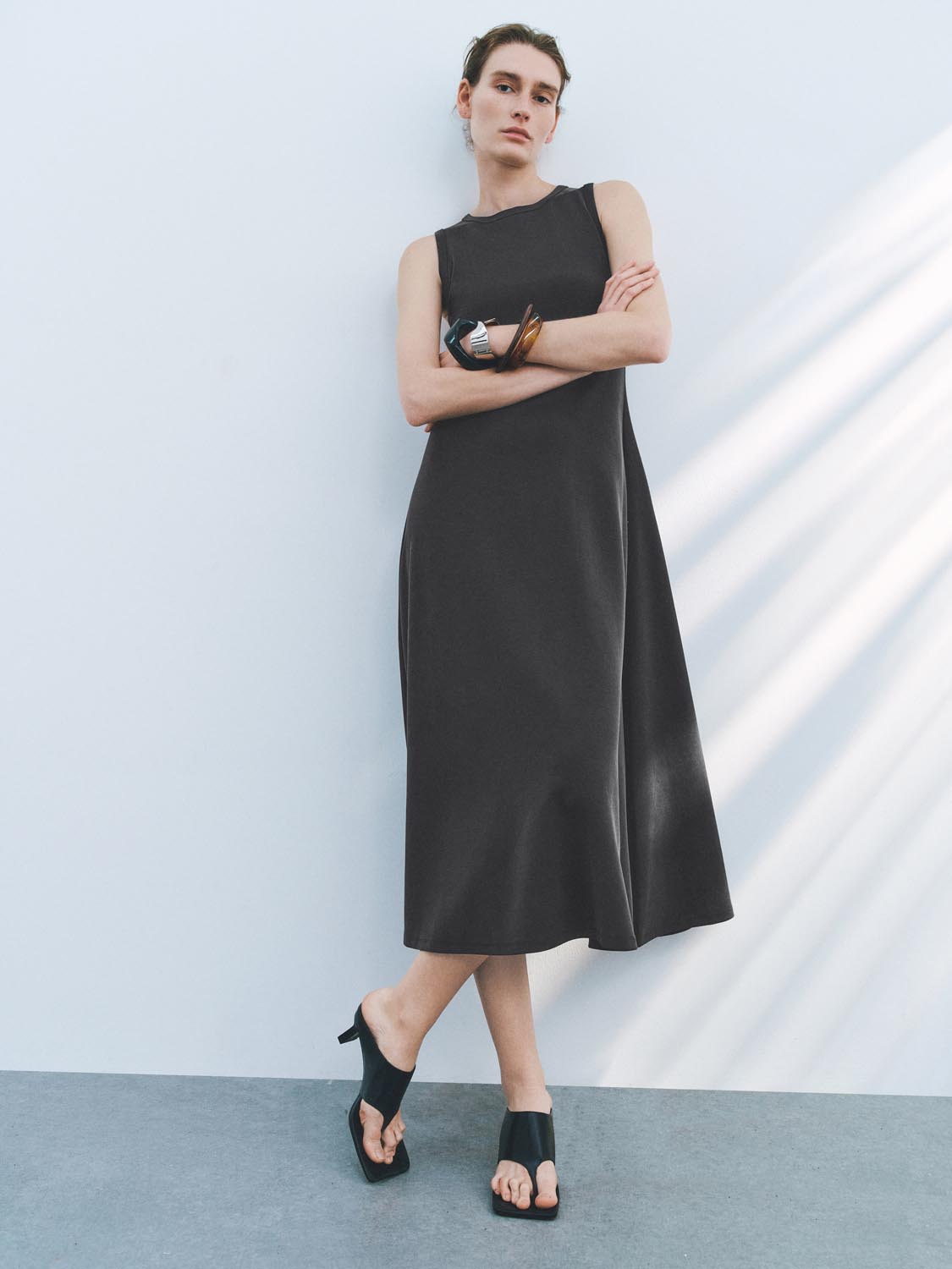 Sleeveless A-Line Maxi Dresses