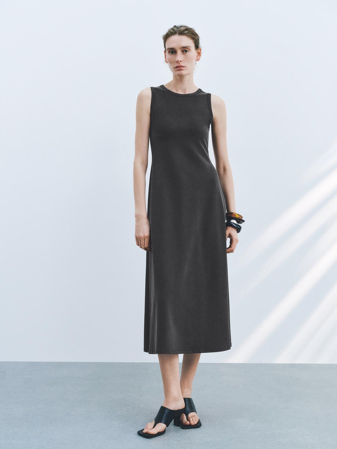 Sleeveless A-Line Maxi Dresses