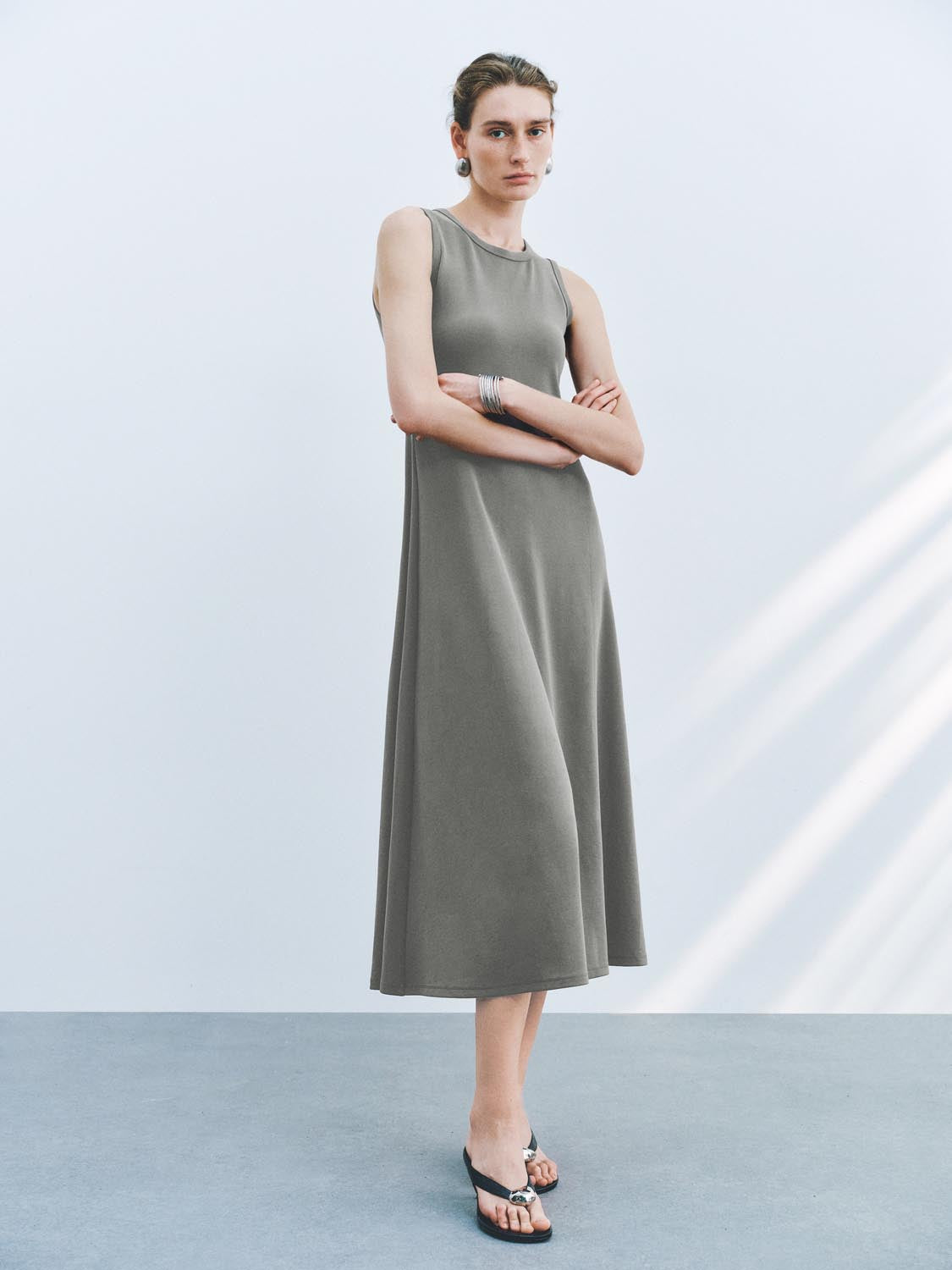 Sleeveless A-Line Maxi Dresses