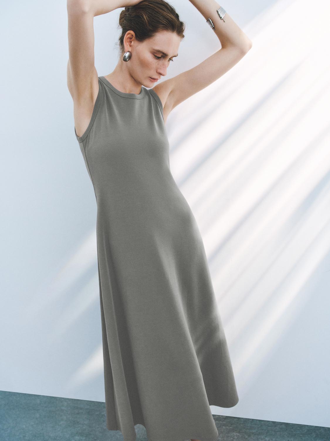 Sleeveless A-Line Maxi Dresses