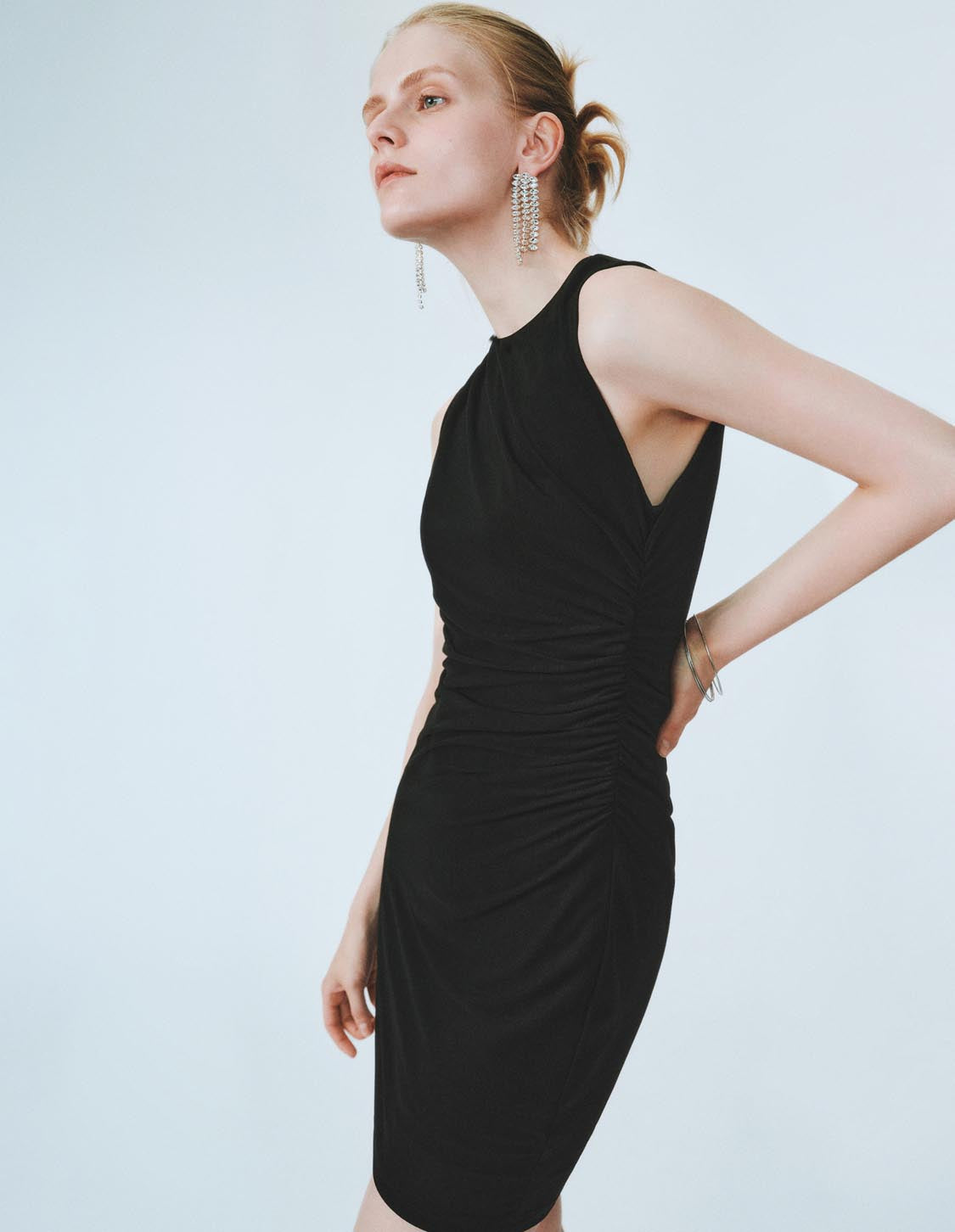 Sleeveless Skinny-Fit Mini Dresses