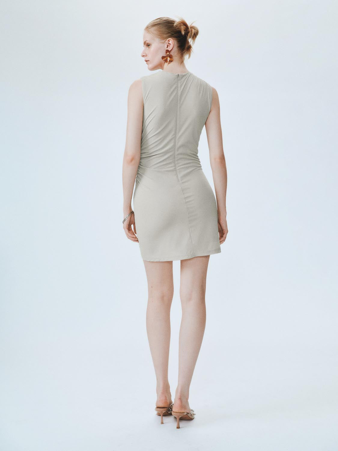 Sleeveless Skinny-Fit Mini Dresses