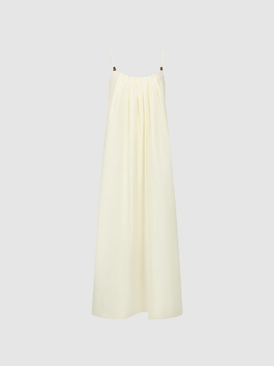 Pleated Sleeveless Straight Maxi Dresses