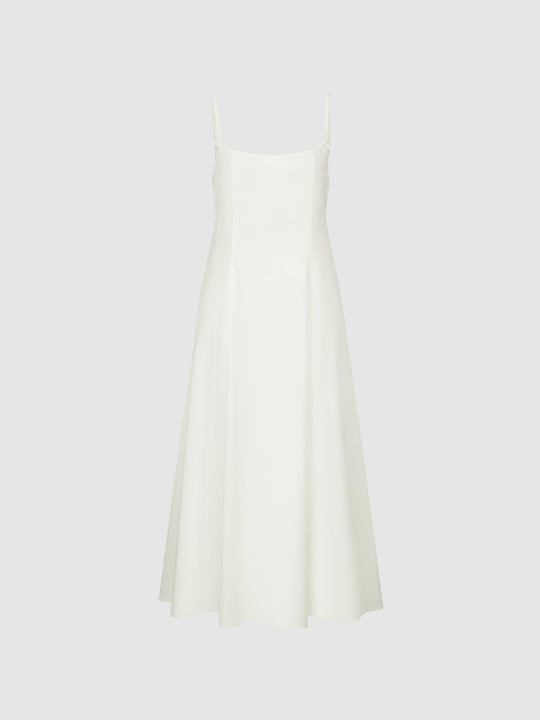 Strappy A-Line Midi Dresses