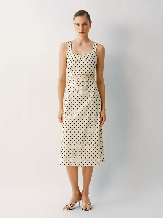 Viscose Polka Dot Dress