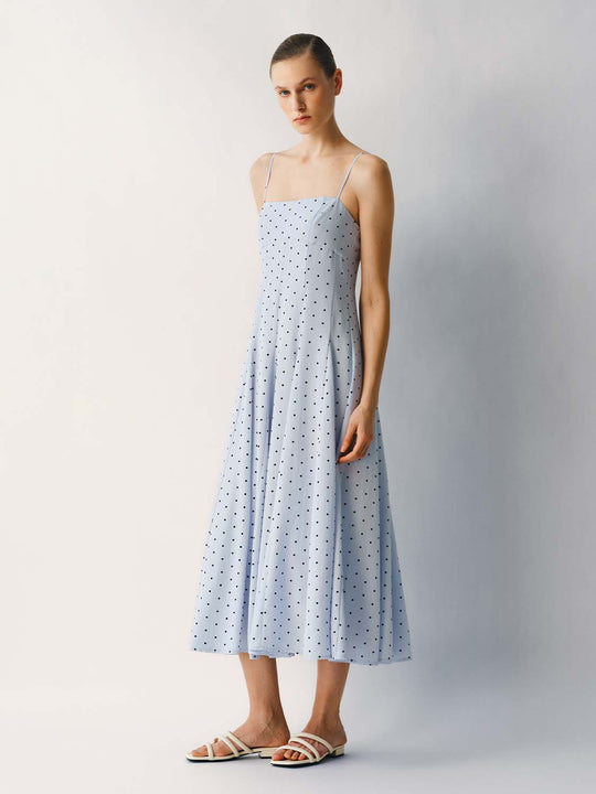 Polka Dot A-Line Dress