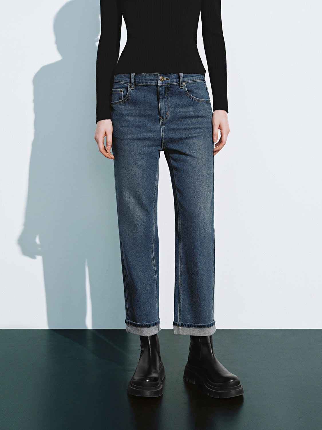 Ankle Length Denim Jeans