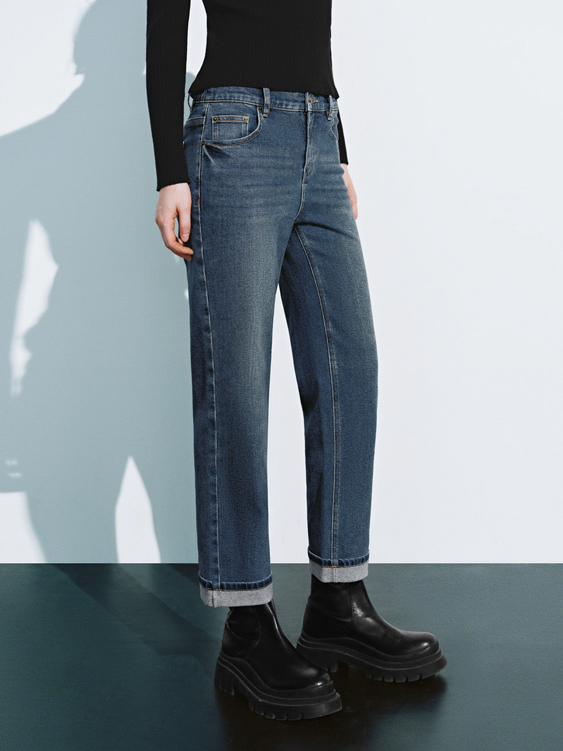 Ankle Length Denim Jeans