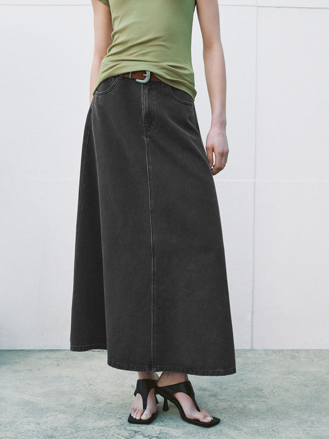 Maxi Denim Skirts