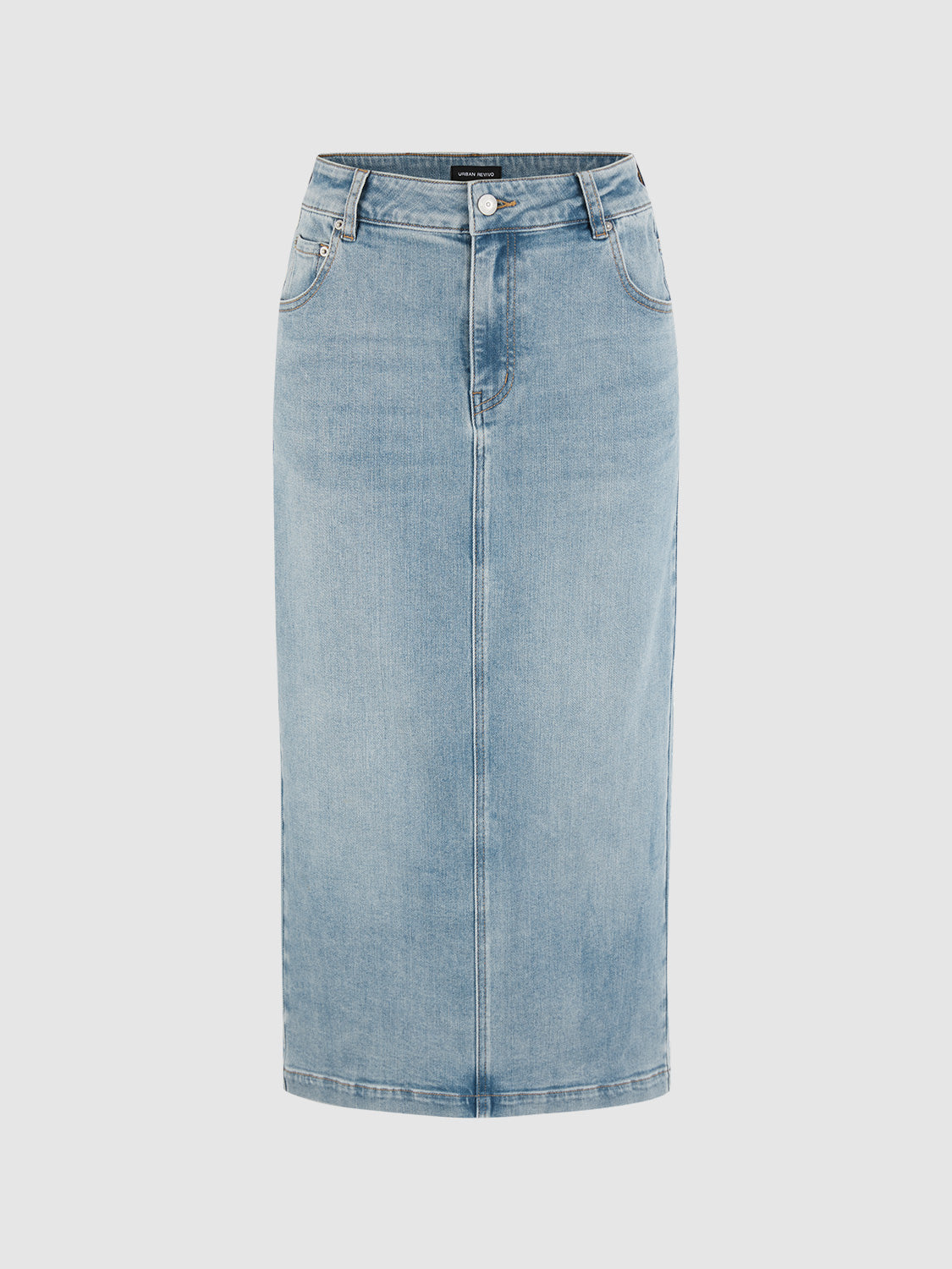 Midi Denim Skirts