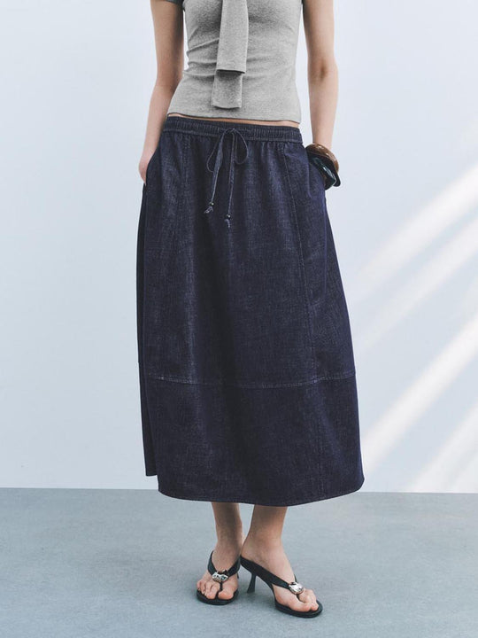 Denim Maxi Skirts