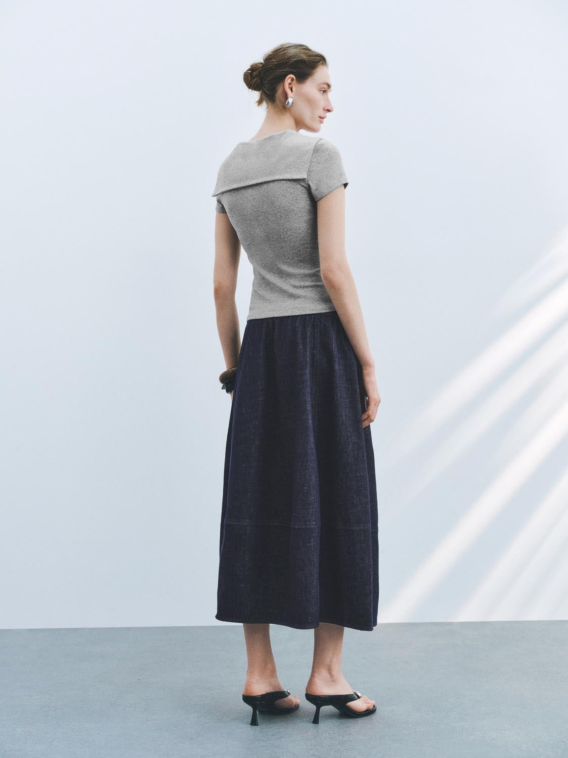 Denim Maxi Skirts