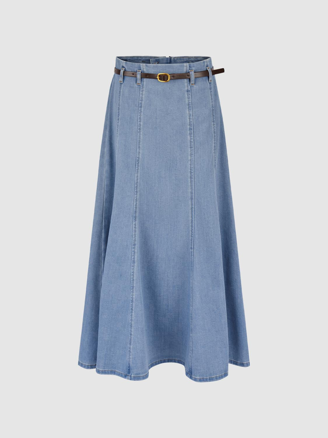 Denim Maxi Skirts