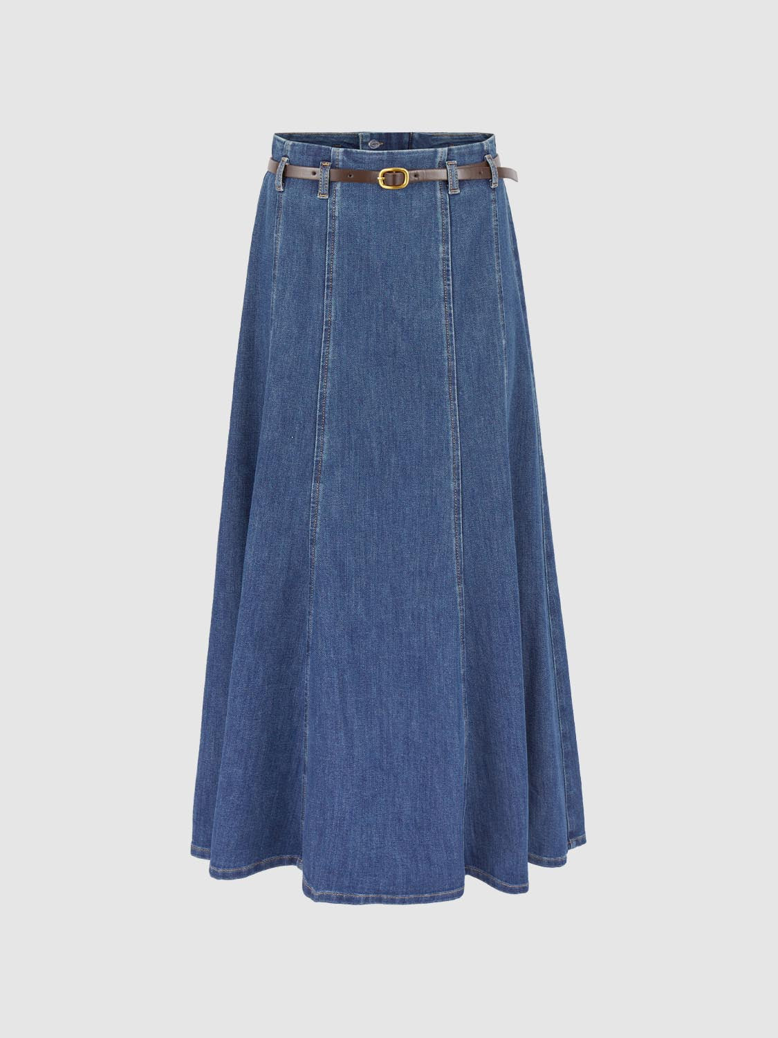 Denim Maxi Skirts
