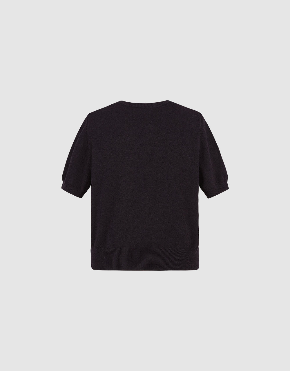 Crew Neck Knitted T-Shirt