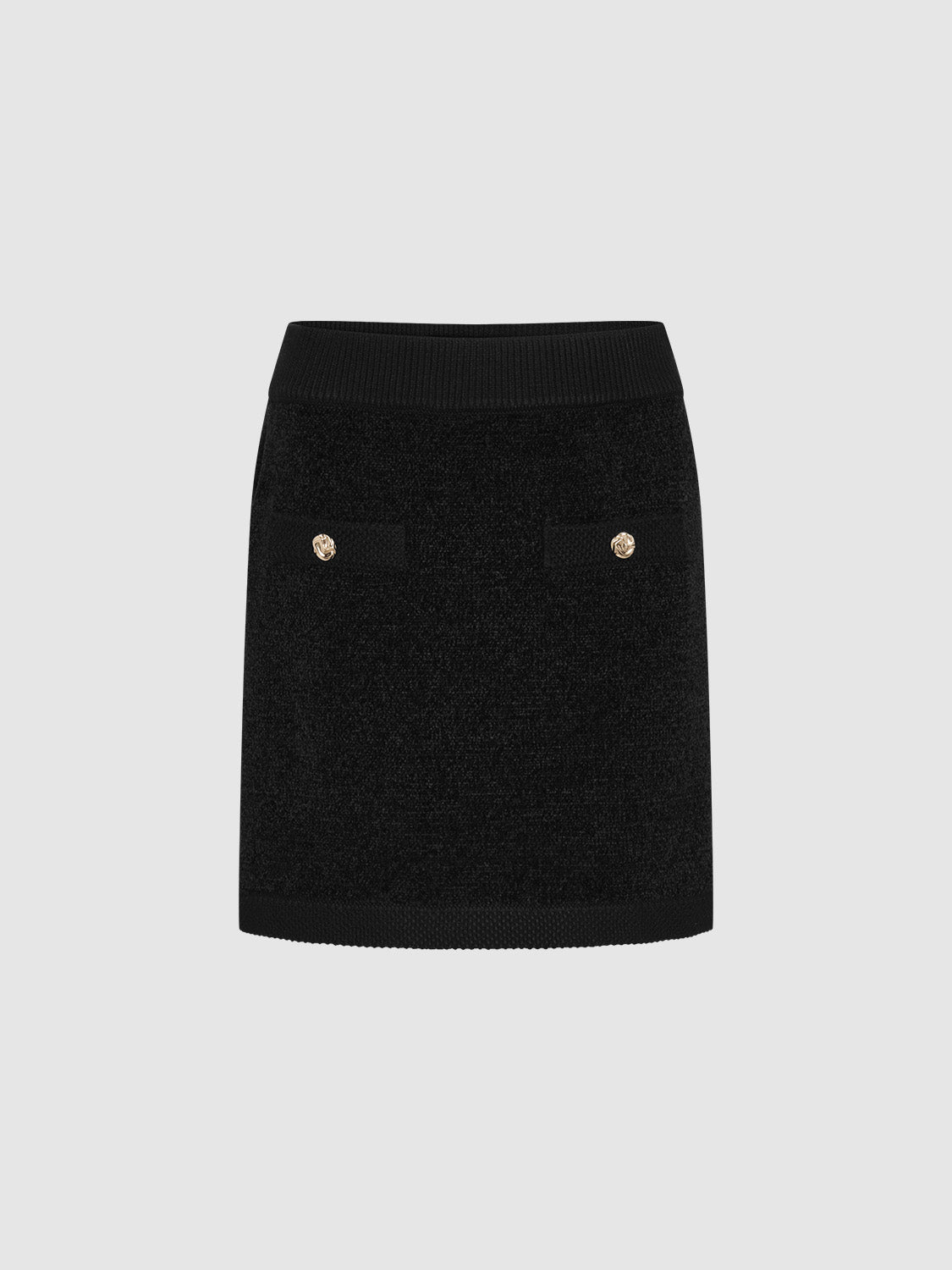 Skinny Mini Knitted Skirt