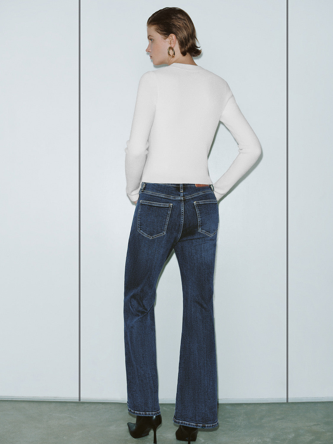 Square Neck Knitted T-Shirts