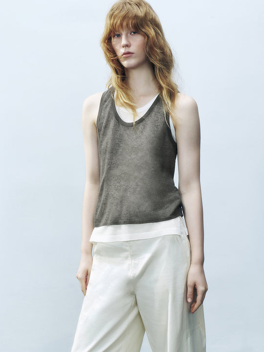 2 In 1 Knitted T-Shirts