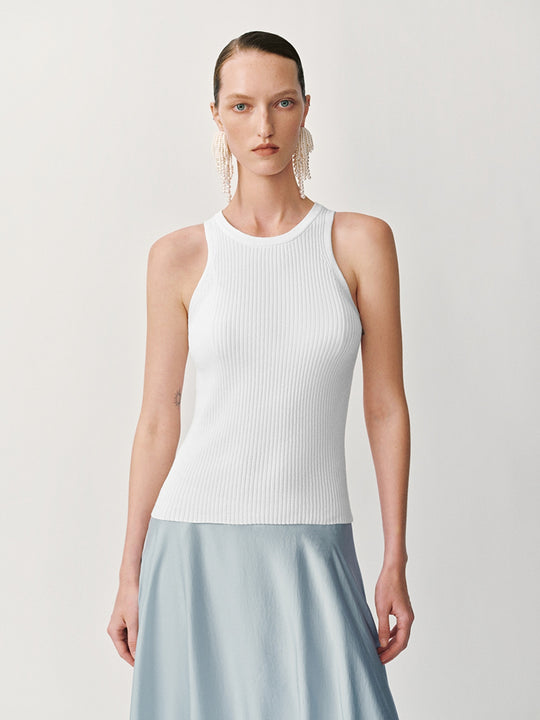 Knitted Sleeveless T-Shirts