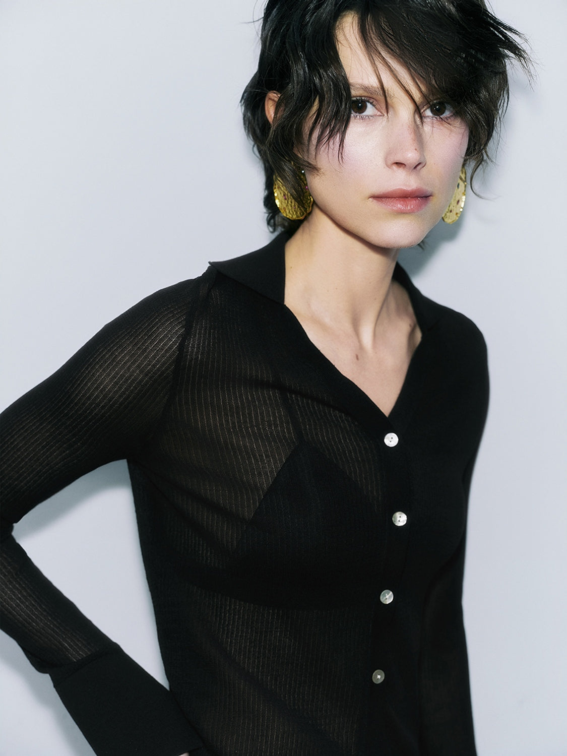 Cropped Knitted Cardigans