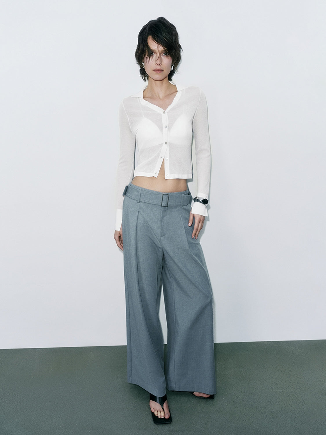 Cropped Knitted Cardigans
