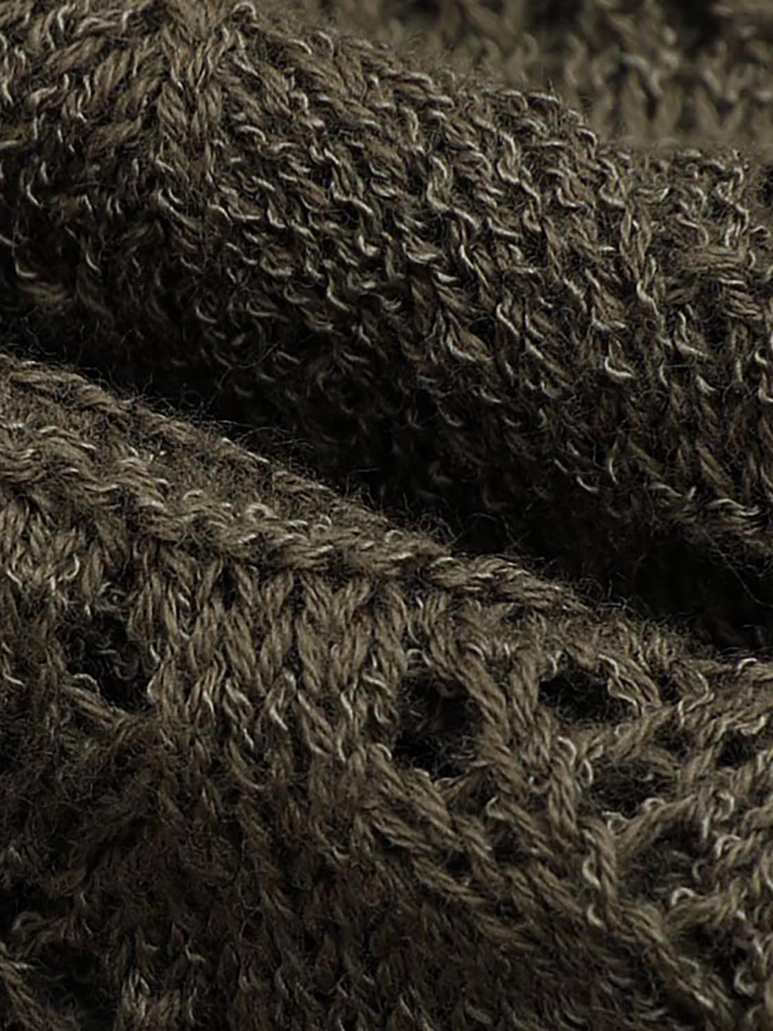 Flare Sleeve Tied Knitted Cardigans