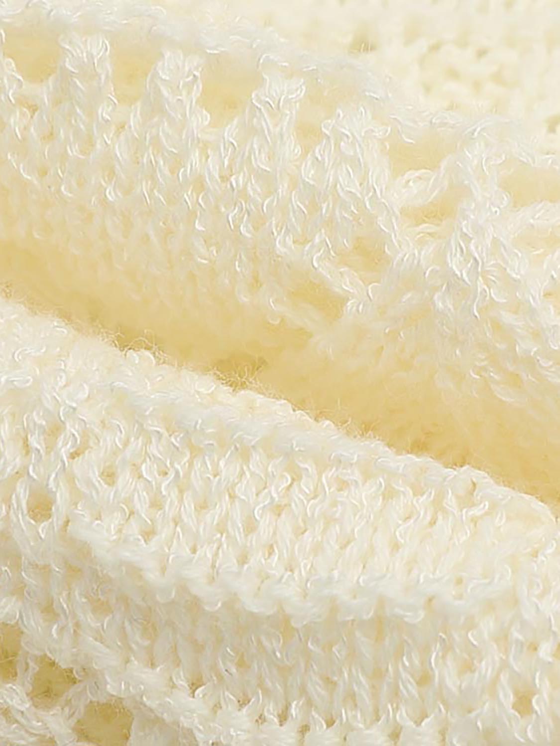 Flare Sleeve Tied Knitted Cardigans