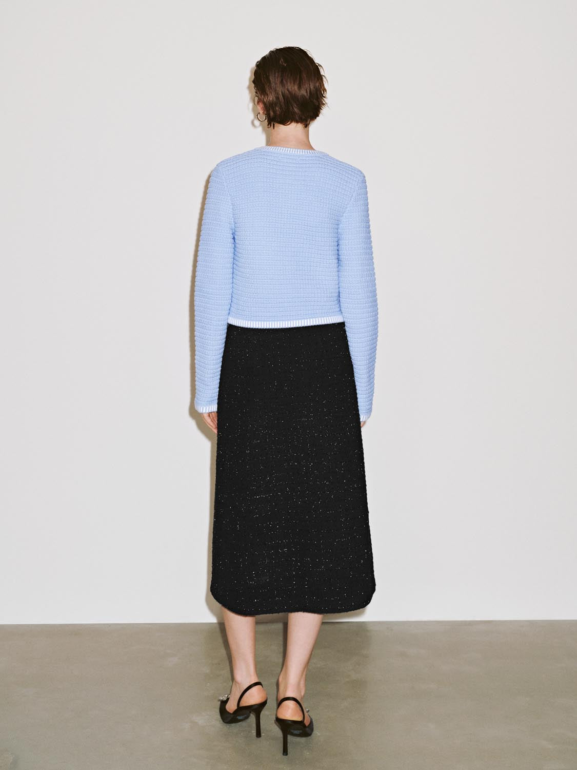 Patch Pocket Knitted Cardigan