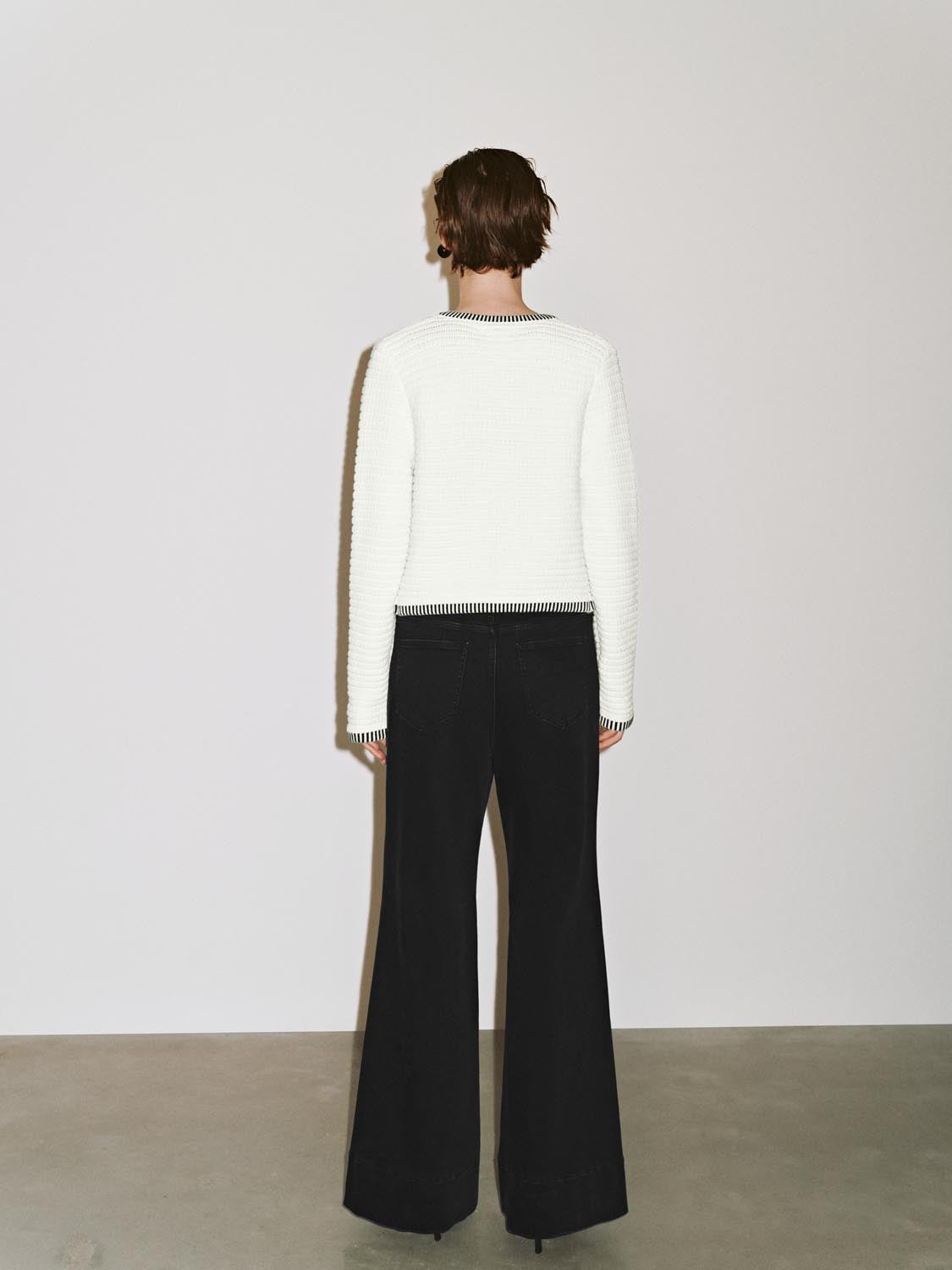 Patch Pocket Knitted Cardigan