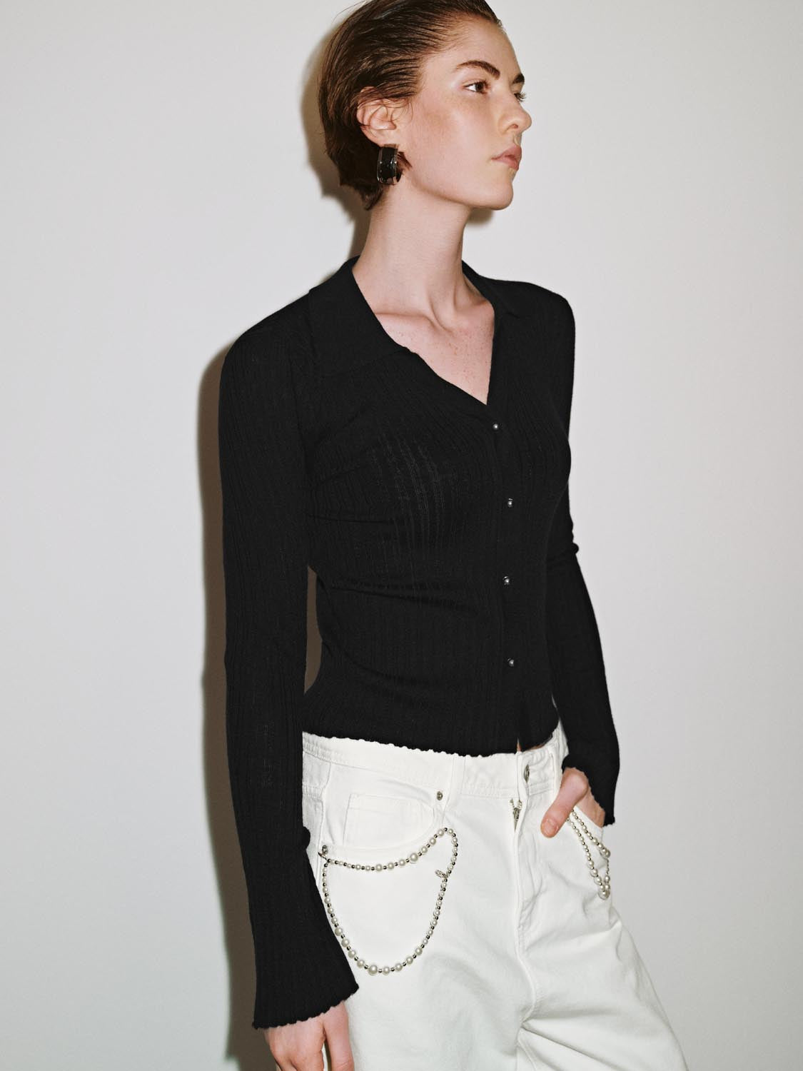 Button Up Knitted Cardigan