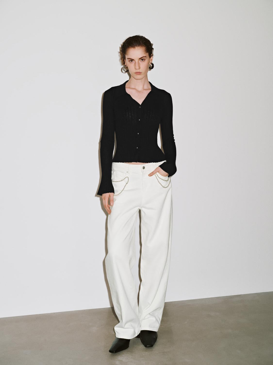 Button Up Knitted Cardigan