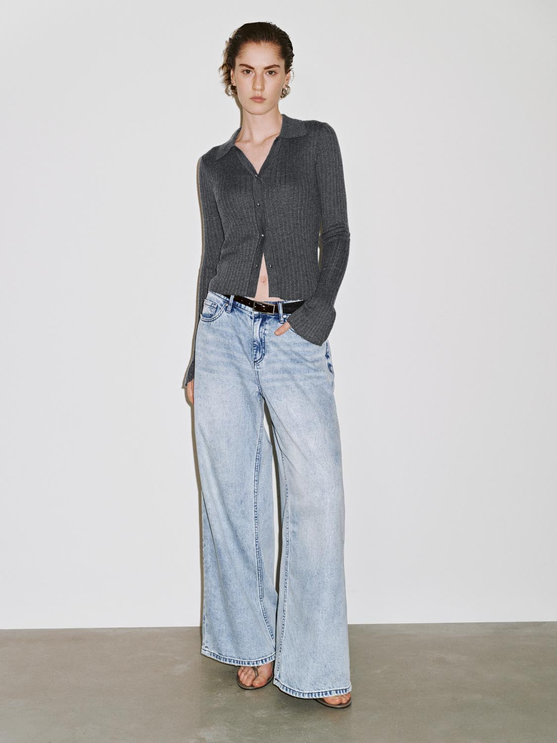 Button Up Knitted Cardigan