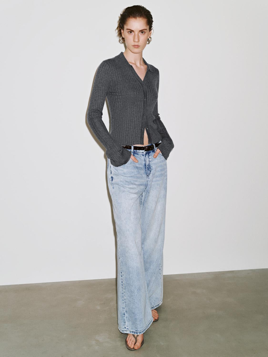 Button Up Knitted Cardigan