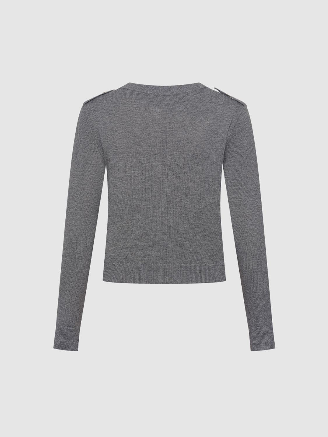 Button Detail Knitted Cardigans