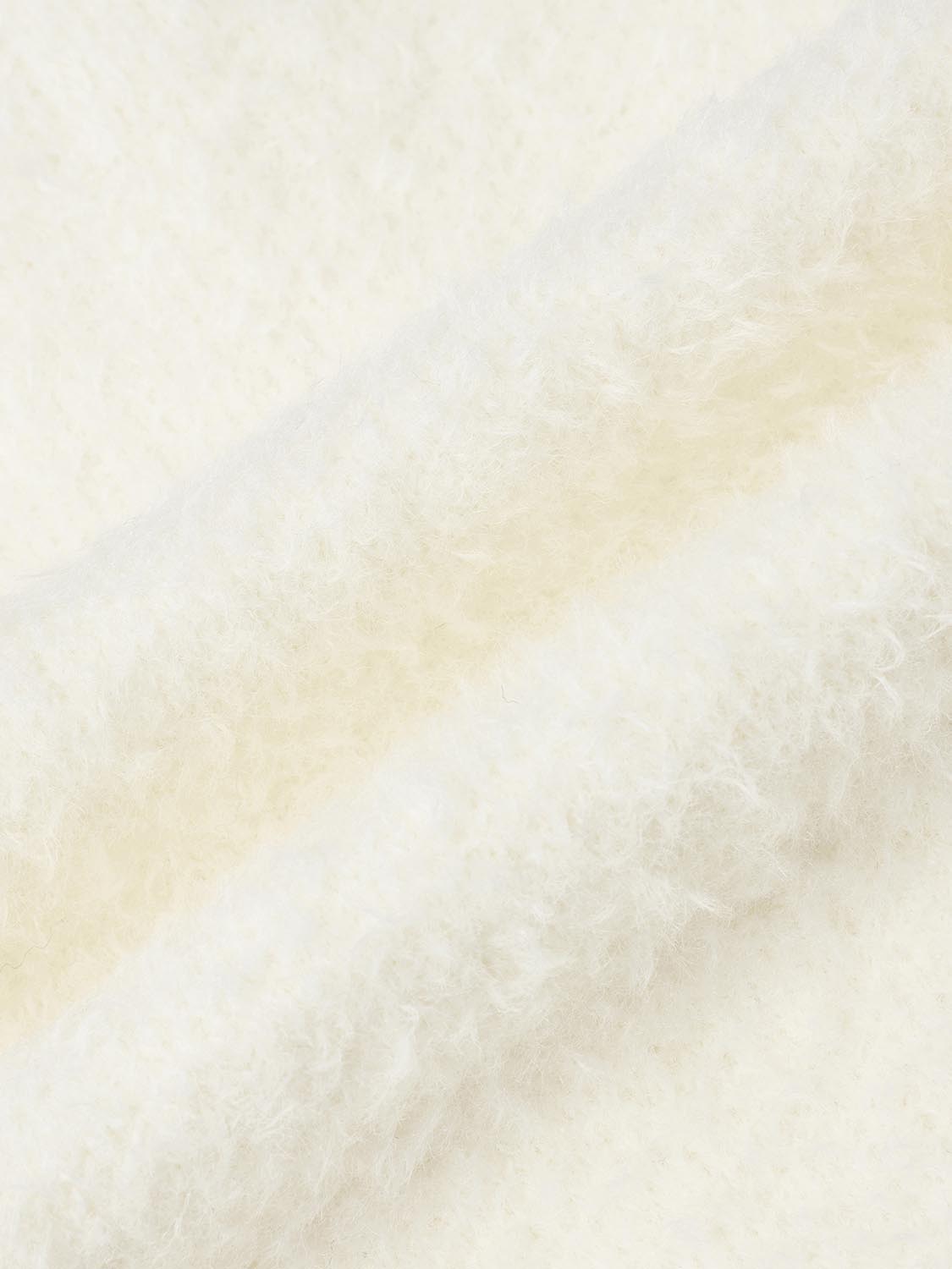 Fluffy Patch Pockets Knitted Cardigans