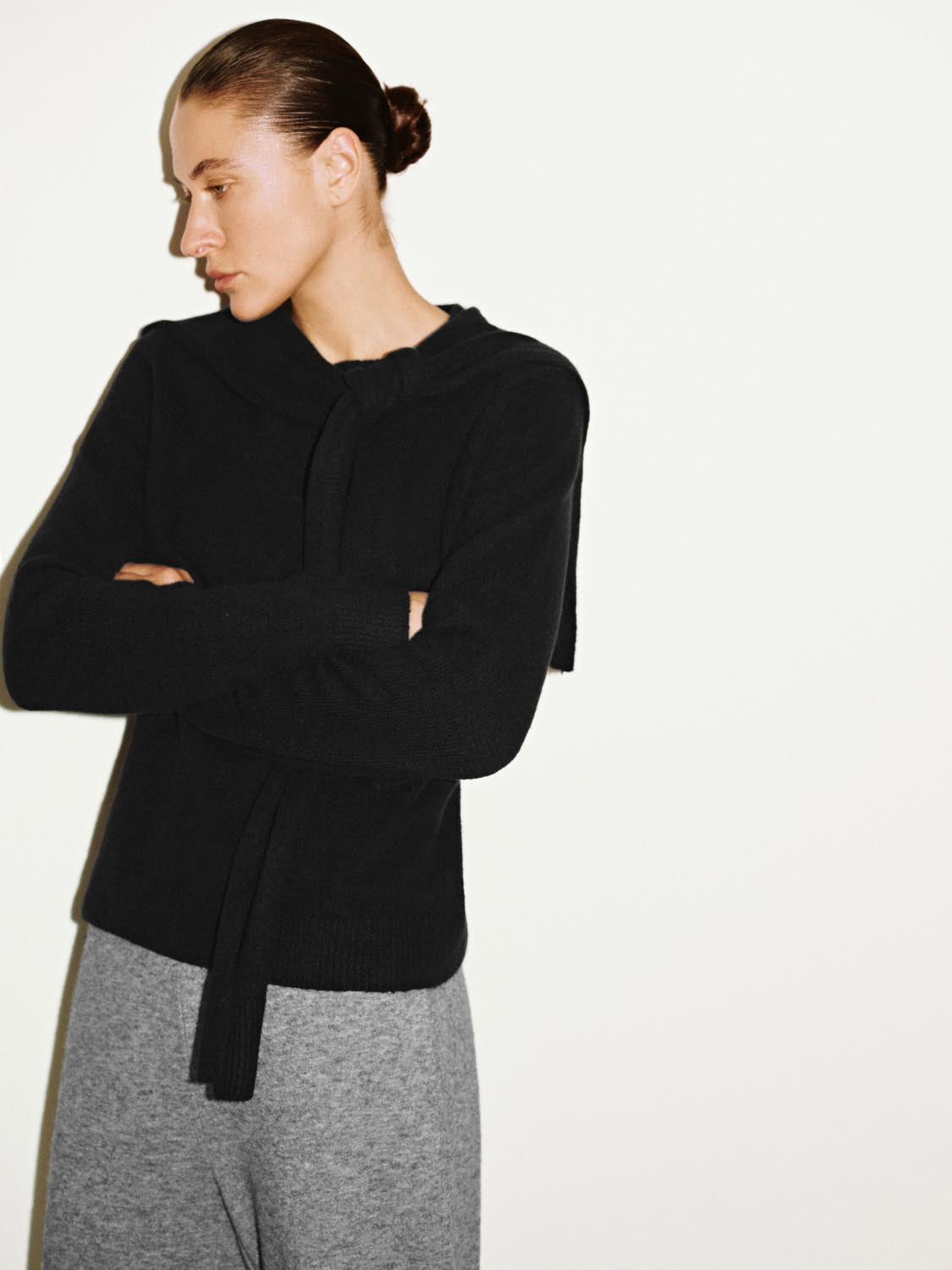 2 In 1 Long Sleeve Knitted T-Shirts