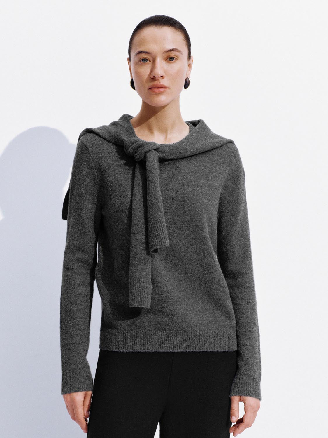 2 In 1 Long Sleeve Knitted T-Shirts