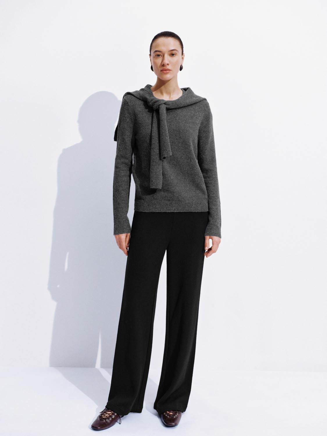 2 In 1 Long Sleeve Knitted T-Shirts